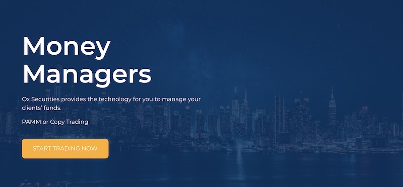 Ox Securities Unveils Advanced PAMM Solution for Money Managers